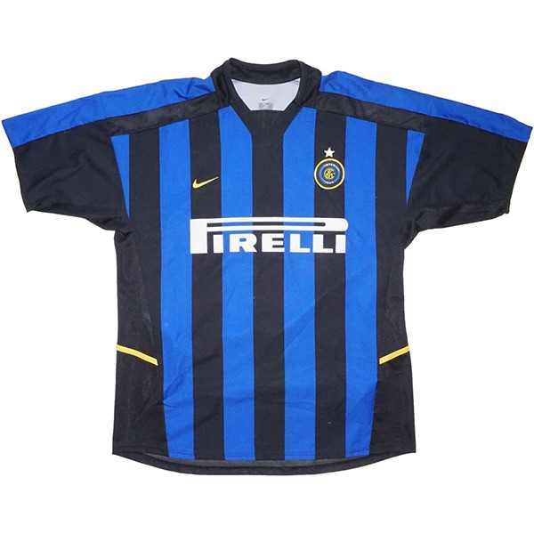 Thailandia Maglia Inter Milan Prima Retro 2002 2003 Blu